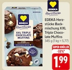 Backmischung XXL Triple Chocolate Muffins Angebote von EDEKA Herzstücke bei EDEKA Bruchsal für 1,99 €