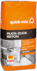 Trockenbeton Ruck Zuck Beton Angebote von Quick-Mix bei BAUHAUS Bietigheim-Bissingen für 8,65 €