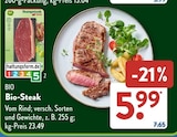 ALDI SÜD Passau - Bio-Steak Angebot im Prospekt Bio-Steak bei ALDI SÜD im Passau Prospekt für 5,99 €