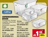 Aufbewahrungsbox 2 Liter Angebote von rotho bei E center Reutlingen für 1,99 €