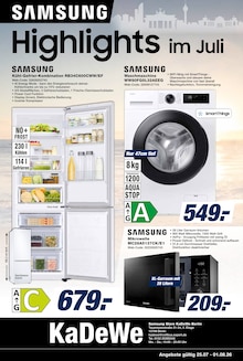 Mikrowelle im expert Prospekt "SAMSUNG Highlights im Juli" mit 6 Seiten (Berlin)