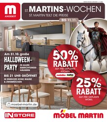 Aktueller Möbel Martin Prospekt für Gau-Algesheim und Ungebung, Seiten zum blättern Möbel Martin Prospekt ST. MARTINS-WOCHEN mit Seiten in Gau-Algesheim und Umgebung