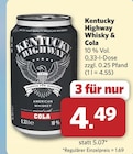 Aktuelle Whiskey Angebote bei combi in Oldenburg Aktuelles Whisky & Cola Angebot bei combi in Oldenburg ab 4,49 €