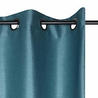 Promo Rideau occultant bleu canard effet chevron 140 x 260 cm à 19,99 € dans le catalogue Décor Discount à Fenouillet