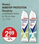 Nonstop Protection Deospray Angebote von Rexona bei V-Markt München für 2,69 €