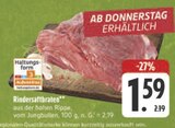 Rindersaftbraten im Angebot bei EDEKA in Bayreuth Rindersaftbraten Angebote bei EDEKA Bayreuth für 1,59 €