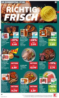 Schweinefleisch im aktuellen Kaufland Prospekt (Regensburg) Schweinefleisch im Kaufland Prospekt "Hier bin ich richtig" mit 71 Seiten (Regensburg)