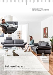 Aktueller Polstermöbel Fischer Prospekt mit Sofa, "AUS EIGENER DESIGN WERKSTATT", Seite 14