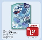 Power 5 WC Stein Angebote von Domestos bei combi Wilhelmshaven für 1,29 €