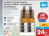 Schwarzriesling Schwarz/Weiss weißgekeltert Qualitätswein Angebot in Reinsdorf Schwarzriesling Schwarz/Weiss weißgekeltert Qualitätswein im aktuellen Prospekt bei Netto Marken-Discount in Reinsdorf