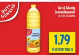 Sonnenblumenöl im Angebot bei diska in Erlangen Sonnenblumenöl Angebote von Gut & Günstig bei diska Erlangen für 1,79 €