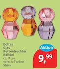 Glas-Kerzenleuchter Kolloni von Boltze für 9,99 € bei budni im Angebot Glas-Kerzenleuchter Kolloni von Boltze im aktuellen budni Prospekt