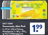 Sonnenmais, Mini-Pack von KING'S CROWN im aktuellen ALDI SÜD Prospekt