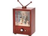 LED Fernseher mit 3 Schneemännern, wassergefüllt Leuchtdekoration, Braun, Warm Weiß von KONSTSMIDE im aktuellen MediaMarkt Saturn Prospekt für 43,99 €