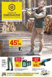 Catalogue Jardineries & Animaleries de Espace Emeraude à Portsall Prospectus Espace Emeraude à Portsall, "ESPACE EMERAUDE", 24 pages, 23/10/2024 - 16/11/2024