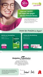 Aktueller mea - meine apotheke Apotheken Prospekt in Chemnitz und Umgebung, "Unsere August-Angebote" mit 4 Seiten, 01.08.2025 - 31.08.2025