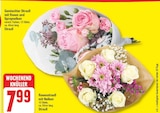 Gemischter Strauß mit Rosen und Spraynelken oder Rosenstrauß mit Nelke von  im aktuellen EDEKA Prospekt für 7,99 €