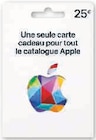 CARTE APPLE - Apple dans le catalogue Super U