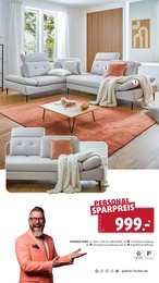Ecksofa im Polstermöbel Fischer Prospekt "PERSONAL-KAUFTAGE - FINALE!" auf Seite 6