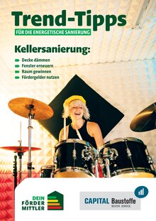 Capital Baustoffe Prospekt Trend-Tipps für die energetische Sanierung mit 13 Seiten