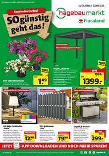 Gasgrill im Hagebaumarkt Prospekt "Raus in den Garten? SO günstig geht das!" mit 24 Seiten (Bochum)