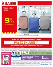Promos Valise Rigide dans le catalogue "Carrefour" de Carrefour à la page 50