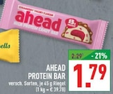PROTEIN BAR im Angebot bei Marktkauf in Essen PROTEIN BAR Angebote von ahead bei Marktkauf Essen für 1,79 €