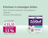 ZzzQuil Gute Nacht+ Stress Balance bei mea - meine apotheke im Prospekt "" für 15,55 €