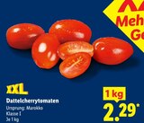 Dattelcherrytomaten im Angebot bei Lidl in Ludwigshafen Dattelcherrytomaten Angebote bei Lidl Ludwigshafen für 2,29 €