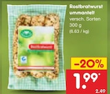 Rostbratwurst ummantelt im aktuellen Netto Marken-Discount Prospekt