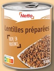 Lentilles préparées - NETTO en promo chez Netto Lentilles préparées - NETTO dans le catalogue Netto