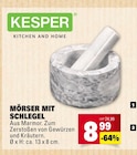 Marktkauf Pfullingen - Mörser mit Schlegel Angebot im Prospekt Mörser mit Schlegel bei Marktkauf im Pfullingen Prospekt für 8,99 €