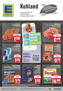 Aktueller EDEKA Prospekt "Aktuelle Angebote" für Hilden Aktueller EDEKA Prospekt für Hilden mit Seiten