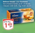 Kräutertee im Angebot bei GLOBUS in Oberhausen Kräutertee Angebote von Meßmer bei GLOBUS Oberhausen für 1,49 €