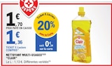 Nettoyant multi-usages - CLAIR - E.Leclerc Nettoyant multi-usages - CLAIR à 1,36 € dans le catalogue E.Leclerc