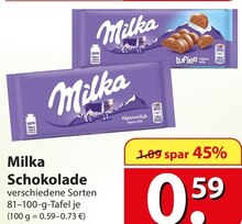 Milka Schokolade bei famila Nordost in Detmold Milka Schokolade im Angebot bei famila Nordost Detmold für 0,59 €