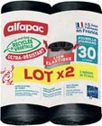 Sacs à lien coulissant 30l lot de 2x15 - ALFAPAC en promo chez Intermarché Reims à 2,13 €