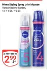 Styling Spray Angebote von Nivea bei GLOBUS Saarlouis für 2,99 €
