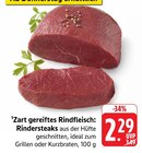 Rindersteaks aus der Hüfte im Angebot bei EDEKA in Kaiserslautern Rindersteaks aus der Hüfte Angebote bei EDEKA Kaiserslautern für 2,29 €