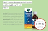 - Husten-Sirup gegen Reizhusten mit Honig Angebot im Prospekt Husten-Sirup gegen Reizhusten mit Honig bei im Prospekt "" für 10,49 €