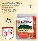 Tassimo T-Discs Angebote von Jacobs bei GLOBUS Wetzlar für 3,99 €