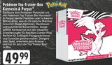 Top-Trainer-Box Karmesin & Purpur Angebote von Pokémon bei E center Aachen für 49,99 €