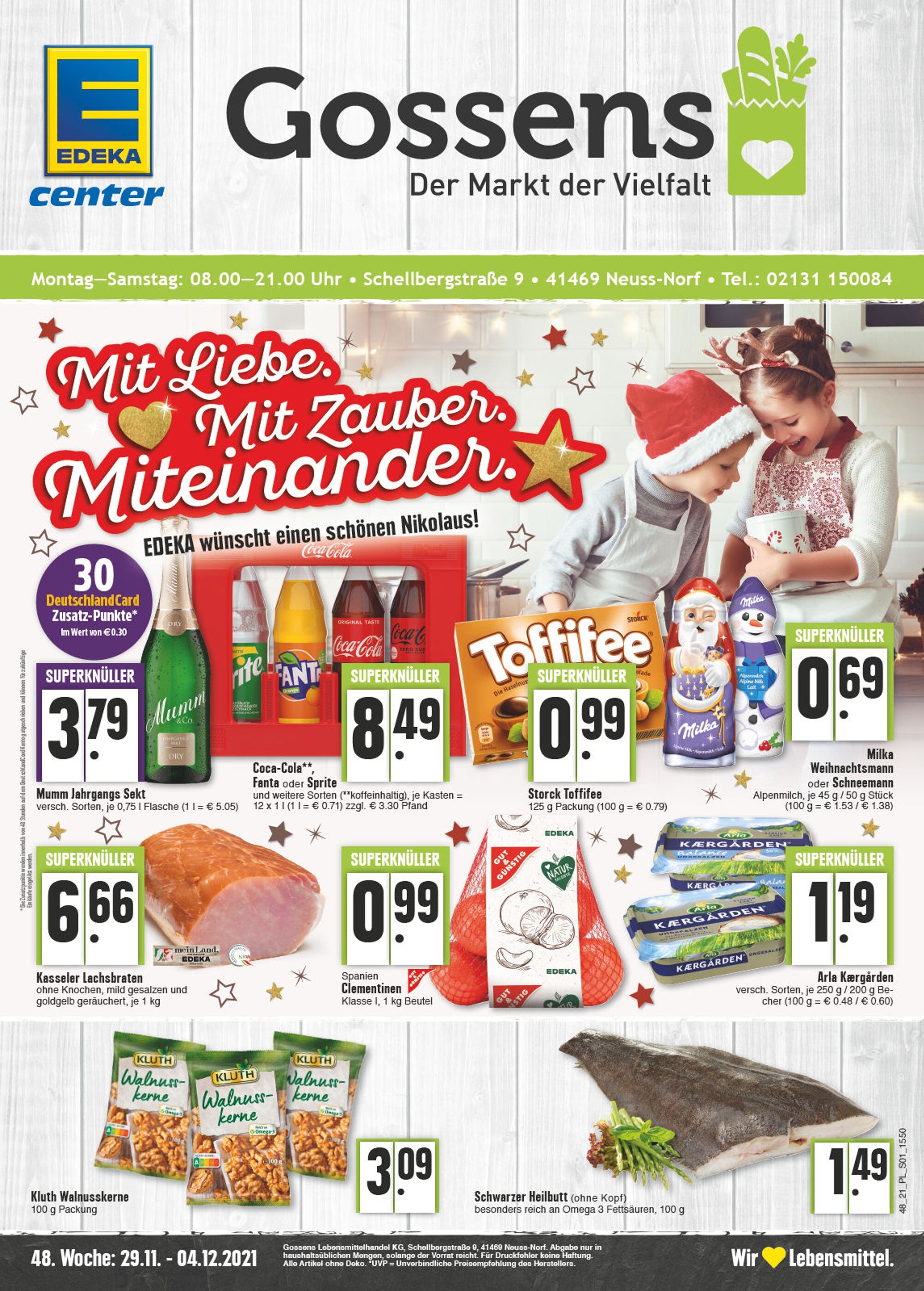 E center Prospekt für Neuss mit 16 Seiten E center Prospekt für Neuss: "Aktuelle Angebote", 16 Seiten, 29.11.2021 - 04.12.2021