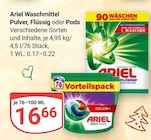 Aktuelle Ariel Angebote bei GLOBUS in Koblenz Aktuelles Waschmittel Pulver Angebot bei GLOBUS in Koblenz ab 16,66 €