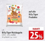 Billy Tiger Maiskugeln Angebote bei famila Nordost Elmshorn für 0,74 €