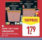Leberpastete von GOURMET FINEST CUISINE für 1,79 € bei ALDI Nord im Angebot Leberpastete von GOURMET FINEST CUISINE im aktuellen ALDI Nord Prospekt