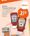 Tomatenketchup im tegut Prospekt Tomato Ketchup von Heinz im aktuellen tegut Prospekt für 2,22 €