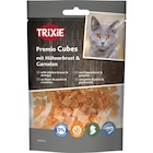 Trixie Premio Cubes mit Hühnerbrust & Garnelen 50 g Angebote von Premio bei Zookauf Hemer für 1,19 €