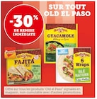 Hyper U Thoiry - Promo -30% de remise immédiate sur tout OLD EL PASO Promo -30% de remise immédiate sur tout OLD EL PASO à dans le catalogue Hyper U à Thoiry