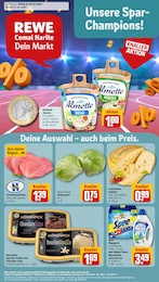 REWE Prospekt "Dein Markt" für Nersingen, 18 Seiten, 29.07.2024 - 03.08.2024